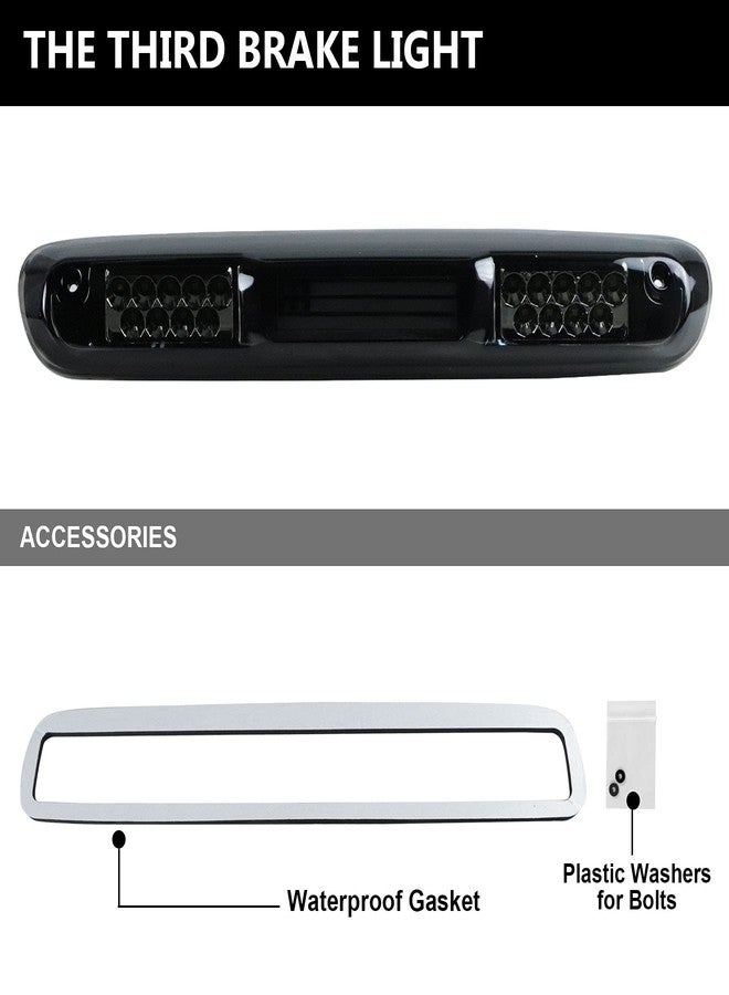 Tresound LED Third 3rd Brake Light for 2007-2013 Chevy Silverado GMC Sierra 1500 2500 3500 HD Classic, Rear Cargo Lamp High Mount Stop light - Image 5